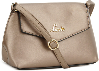 

Lavie Girls Casual Brown PU Sling Bag
