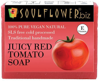 

Soulflower Juicy Red Tomato Soap(150 g)