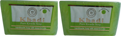 

Parvati Gramodyog Khadi kewra Soap 125 gm (Pack of 2)(125 g, Pack of 2)
