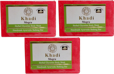 

Parvati Gramodyog Khadi Mogra Soap 125 gm (Pack of 3)(125 g, Pack of 3)