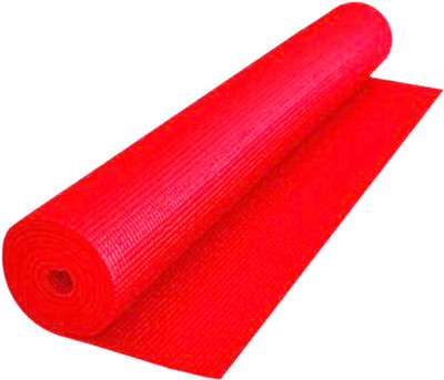 

Adi Trading Yoga Mat 6mm Thick Original, Size 61x173cm, Anti Slip Mat/Strap Red 6 mm Yoga Mat