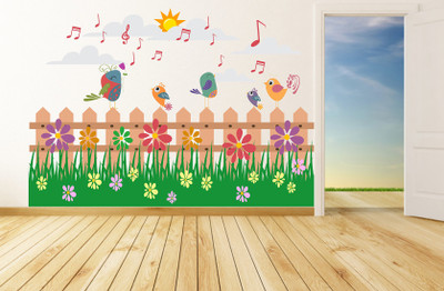 

WALLSTICK  vinyl Sticker(Pack of 1, Multicolor