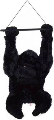 

Samayra Toys Black Cute Hanging Gorilla Animals Toy for Decorations 2 Feet - 60 cm(Black)