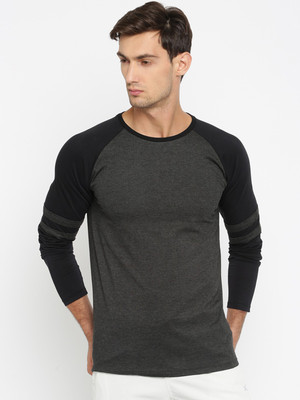 

SayItLoud Solid Men's Round Neck Black, Black T-Shirt