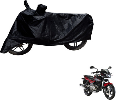 MOCKHE Two Wheeler Cover for Bajaj(Pulsar 180 DTS-i, Black)