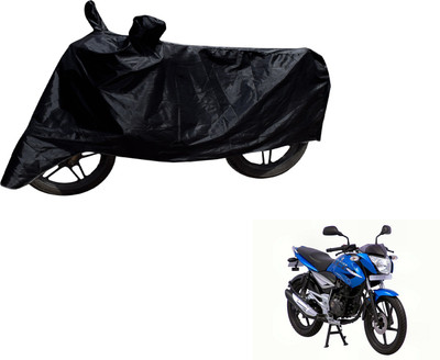 MOCKHE Two Wheeler Cover for Bajaj(XCD 125cc, Black)