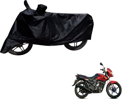 MOCKHE Two Wheeler Cover for TVS(Flame DS 125, Black)