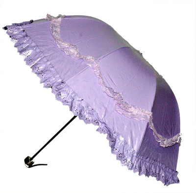 

PrettyColor Ultra-light Compact Dome Style Designer Lavender Color Umbrella(Purple)