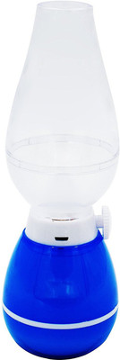 

VibeX ™ LED Retro Blow ON OFF Rechargeable Night Lamp-USB Powerd Excellent Night Lamp Type - 107 Led Light(Multicolor)