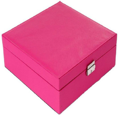 

Uberlyfe Travel Friendly Accessories Organizer Multi Purpose Vanity Box Vanity Box(Pink)