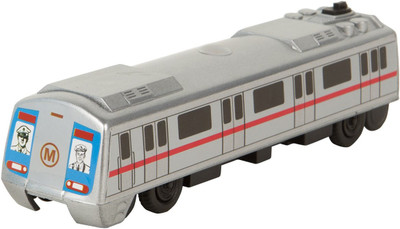 

Wonder Star Present Heavy Quality Pull Back Metro Toy for kids(Silver)