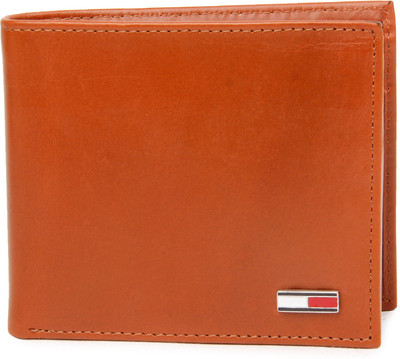 

Tommy Hilfiger Men Tan Genuine Leather Wallet(4 Card Slots)
