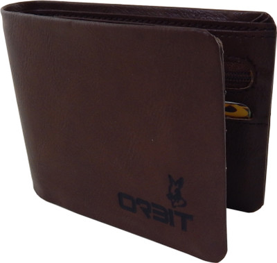 

Orbit Men Brown Genuine Leather Wallet(4 Card Slots)