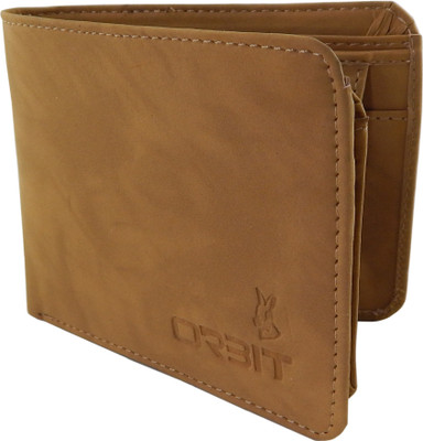 

Orbit Men Tan Genuine Leather Wallet(4 Card Slots)