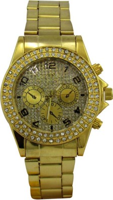uneque trend gold stone Watch  - For Men   Watches  (UNEQUE TREND)