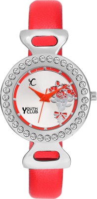 Youth Club RED-264 New Studded Tiny Gift Collection Watch  - For Girls   Watches  (Youth Club)