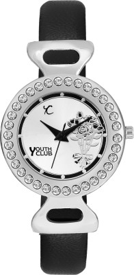 Youth Club BLK-264 New Studded Tiny Watch  - For Girls   Watches  (Youth Club)