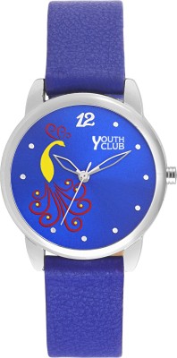 Youth Club BLU-17PCK New Blue Mor Case Watch  - For Girls   Watches  (Youth Club)