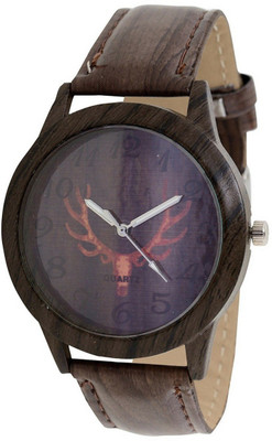 

Maharsh Geneva Wooden Style Model in Round Shape Watch - For Boys & Girls