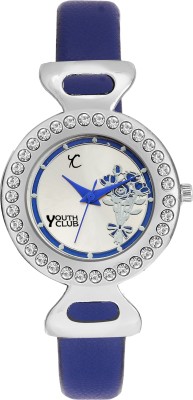 Youth Club BLU-264 New Casual Studded Watch  - For Girls   Watches  (Youth Club)