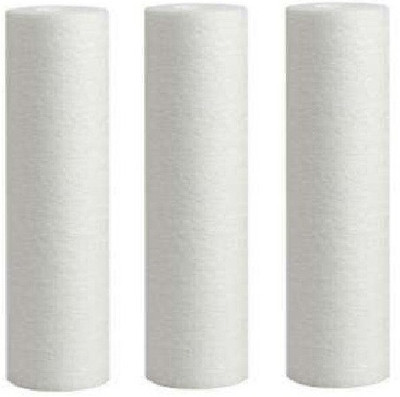 

Morning Star Technology RO UV / UF / TDS Water Filters Sediment filter Spun Cartridge 10" 5 Micron for Water filters for dolphin,kent,Grand filter / candle to fit most standard 10" 5 Micron filter housings ( PACK OF 3 PCS ) Solid Filter Cartridge(5, Pack 