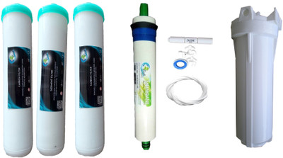 

Earth Ro System 1 Year Earth80 gpd membrane with Jacco Inline set Solid Filter Cartridge(0.001, Pack of 9)