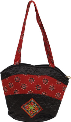 

INDICRAFTS STUDIO KHAZANA Shoulder Bag(Black, 14 L)