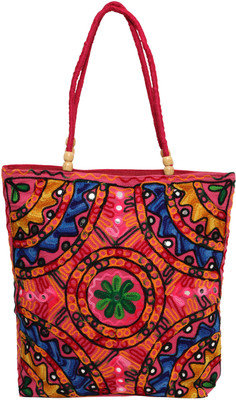 

INDICRAFTS STUDIO RANGILEE Shoulder Bag(Pink, 14 L)