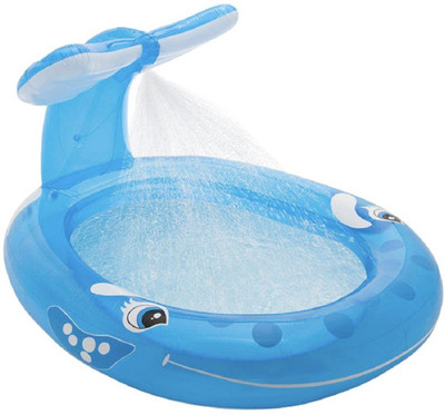 

KASCN WHALE SPRAY INFLATABLE BABY POOL(Blue)