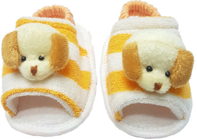 

GoodStart Cotton Fancy Cartoon Face Baby Booties Booties(Toe to Heel Length - 10 cm Orange)