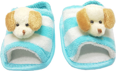 

GoodStart Cotton Fancy Cartoon Face Baby Booties Booties(Toe to Heel Length - 10 cm Sky Blue)