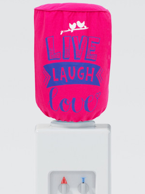 

Swayam Digitally Printed " Live Laugh Love " Bottle Cover-  ltr(Pink