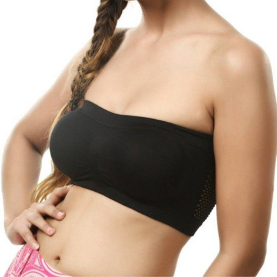 TRENDZINO by ™Lovable Strapless Seamless Active Base Layer Bandeau Tube Top Women Tube Lightly Padded Bra(Black) TRENDZINO by ™Lovable Strapless Seamless Active Base Layer Bandeau Tube Top Women Tube Lightly Padded Bra(Black)