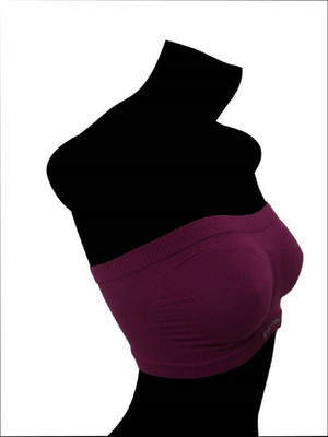 TRENDZINO by ™Lovable Comfort Basic Strapless Seamless Padded Wirefree Stretch Bandeau Tube Top Bra Women Tube Lightly Padded Bra(Purple) TRENDZINO by ™Lovable Comfort Basic Strapless Seamless Padded Wirefree Stretch Bandeau Tube Top Bra Women Tube Lightly Padded Bra(Purple)