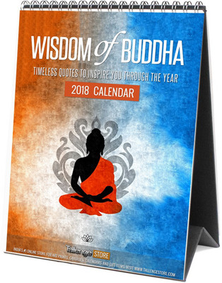 

Tallenge Best Selling Desk Calendar 2018 - Wisdom Of Buddha Collection Of Timeless Motivational Quotes To Inspire You Throughout The Year 2018 Table Calendar(Multicolor, Buddha Posters)