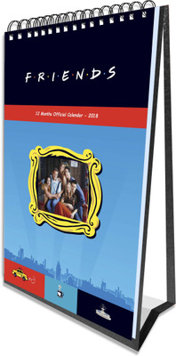 

mc sid razz Friends - TV Series Desk / Table Quirky Calendar 2018 Table Calendar(Black, Blue, Friends TV Series)