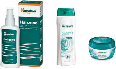 

Himalaya Hairzone Solution, Nourishing Body Lotion, Winter Defense Moisturizing Cream(Set of 3)