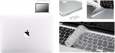 

LUKE MacBook Pro 15 Case 2017 & 2016 A1707, Rubberized Hard Case Shell Cover and Keyboard Cover for Apple Macbook Pro 15 inch touch bar (Newest 2017 & 2016 Release) with Touch Bar and Touch ID with Silicone Keyboard Cover, LCD HD Clear Screen Protector an