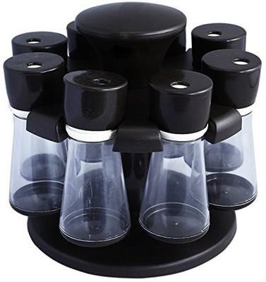 

Bluzon 8 Jar Revolving Spice Rack, Masala Box / Spice Set(Plastic)