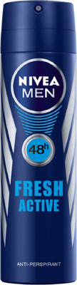 

Nivea Men Fresh Active Deodorant Spray - For Men(150 ml)