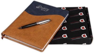 

COI B5 Planner/Organizer(DIARY, Blue And Brown)