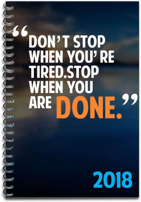 

Giftsmate A5 Diary(Quote, Multicolor)