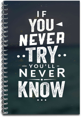 Giftsmate A5 Diary(Quote, Multicolor)