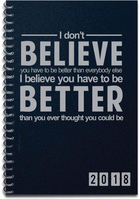 

Giftsmate A5 Diary(Quote, Multicolor)