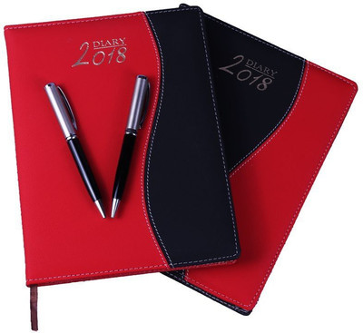 

COI B5 Planner/Organizer(DIARY, Red/Black And Black/Red, Pack of 2)