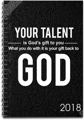 

Giftsmate A5 Diary(Quote, Multicolor)