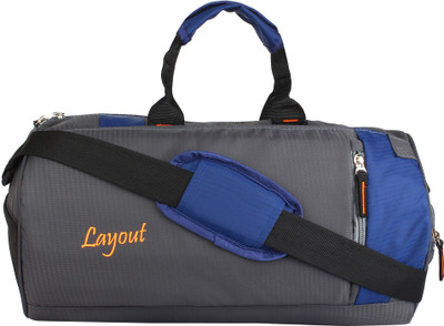 

Layout Crysta Gym Bag(Blue, Grey)