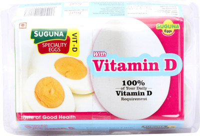 

Suguna Vitamin D Speciality Hen White Eggs(6 Units)