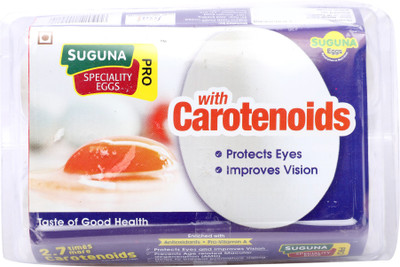 

Suguna Pro Speciality with Carotenoids Hen White Eggs(6 Units)