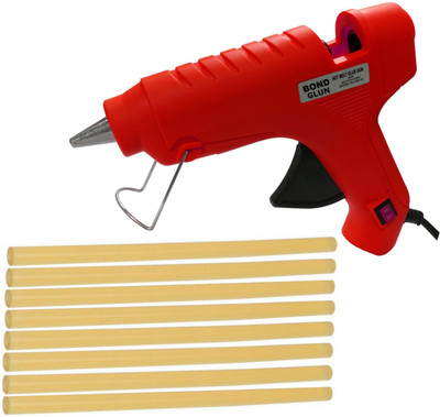 

Glun Bond Red 40 Watt On Off Switch With 8 Yellow Glue Sticks Standard Temperature Corded Glue Gun(11 mm)